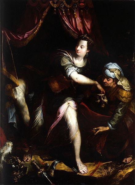 Lavinia Fontana Judith and Holofernes. oil painting picture